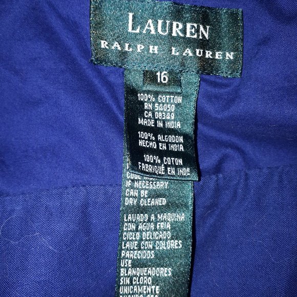 Broderie Anglaise A line Ralph Lauren Skirt sz 16 - Picture 3 of 4